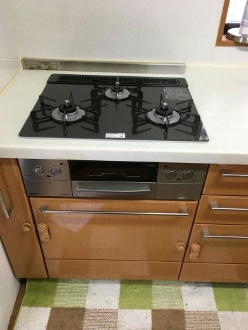 ビルトインガスコンロ交換工事　愛知県尾張旭市　RHS31W23L9RSTW-13A - After