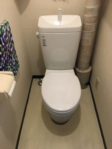 トイレ交換工事　千葉県柏市　DT-5800ABL+BC-110PTU/BW1