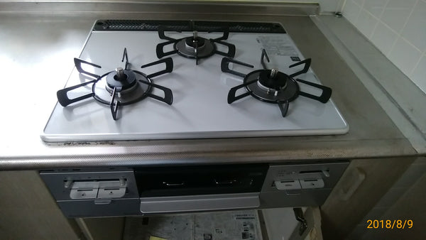 ビルトインガスコンロ交換工事　新潟県新潟市西区　RS31W20K12D-VW-13A