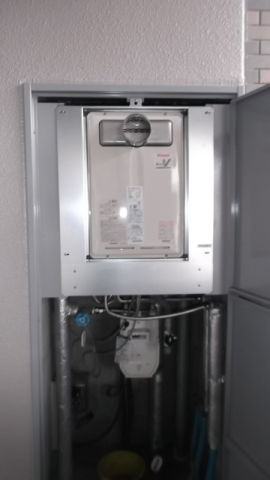 給湯器・ふろアダプタ・ガス配管交換工事　愛媛県松山市　RUJ-V2011T-A-set - After