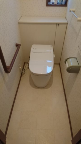 トイレ交換工事　神奈川県横浜市青葉区