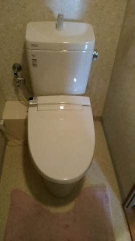 トイレ交換工事　静岡県静岡市葵区　YBC-ZA10PM-YDT-ZA180PM-BN8