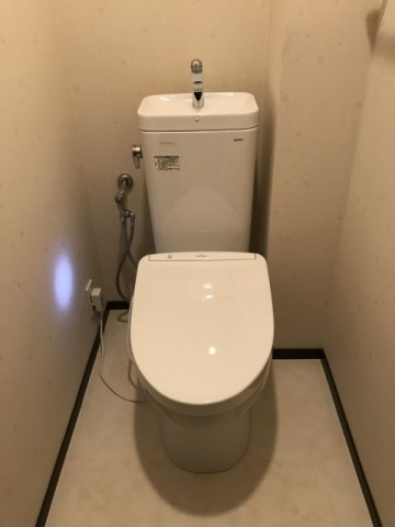 トイレ交換 クッションフロア張替え工事　神奈川県川崎市幸区　TCF4833-NW1
