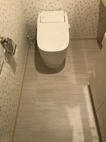 トイレ交換工事　神奈川県横浜市緑区　XCH1401WS