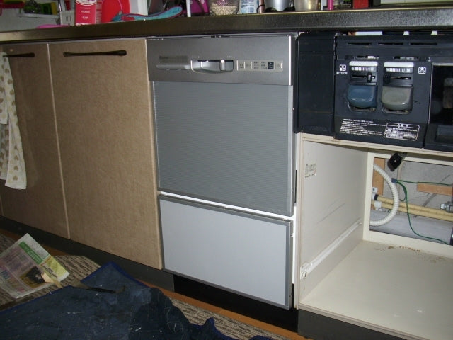 ビルトイン食洗機取付工事（新規取付）　京都府京都市伏見区　RKW-403A-SV - After