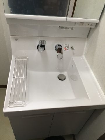 洗面化粧台交換工事　埼玉県春日部市　AR2N-605SY-U-K-VP1H - After