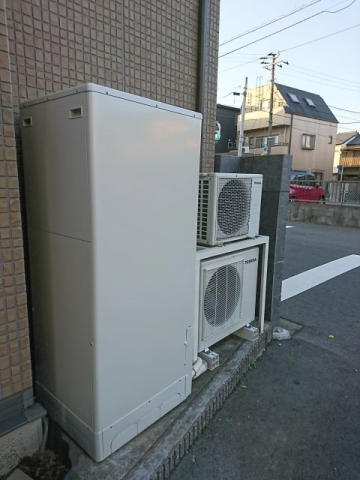 エコキュート交換工事　千葉県千葉市中央区　HWH-B375L-set