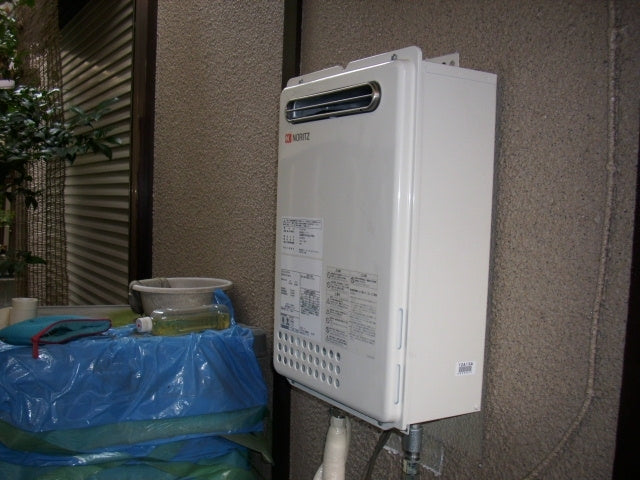 給湯器交換工事/ガス配管交換　京都府宇治市　GQ-2437WS-set - After