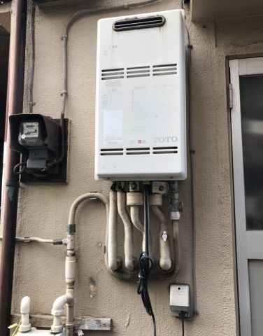 ガス給湯器交換工事　東京都荒川区　GT-2060SAWX-1-BL-set-13A - Before