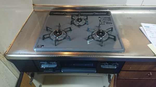 ビルトインガスコンロ交換工事　埼玉県川口市　RB32AM4H2S-BW-13A