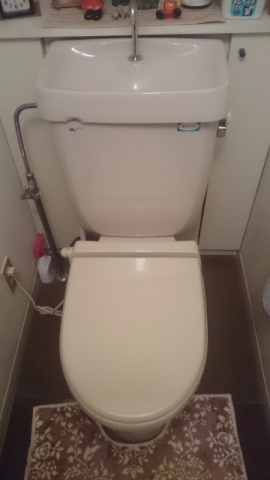 トイレ交換工事（止水栓交換え共）　愛知県岡崎市　XCH1101RWS-sale - Before