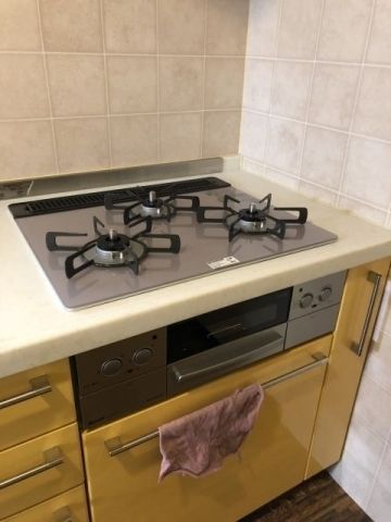 ビルトインガスコンロ交換工事　大阪府岸和田市　RHS31W23L7RSTW-13A - After