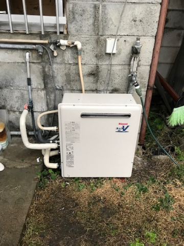 ガス給湯器交換工事　大阪府柏原市　RUF-A2003SAG-A-set-13A - After