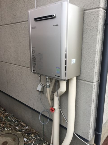 ガス給湯器 ビルトインガスコンロ交換工事　茨城県龍ケ崎市　RHS31W23L7RSTW-13A - After