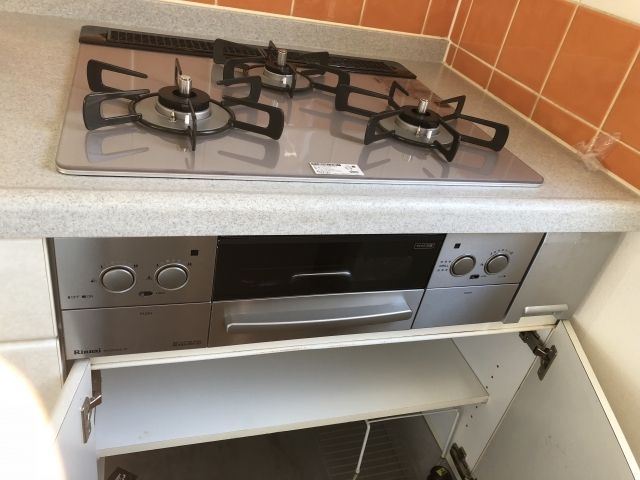 ビルトインガスコンロ交換工事　東京都大田区　RHS31W23L7RSTW-13A - After