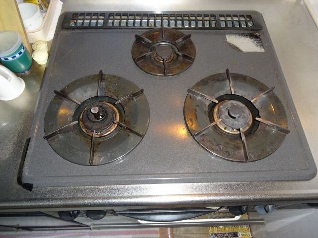 ビルトインガスコンロ交換工事　東京都江戸川区　RHS31W29U10DVW-13A - Before