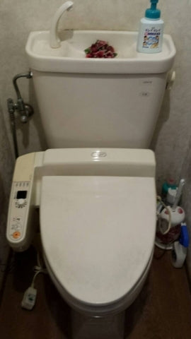 洗浄・暖房便座交換工事　愛知県日進市　TCF2121-NW1-sale - Before