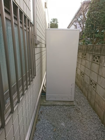 エコキュート交換工事　千葉県鎌ケ谷市　HWH-B375L-set - After