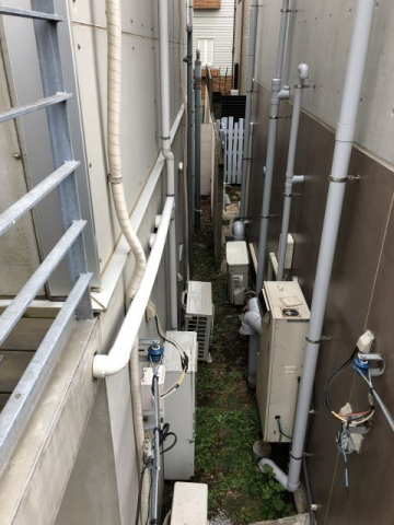 ガス給湯器交換工事　東京都杉並区　RUFH-E2405AW2-3-A-set-13A - Before