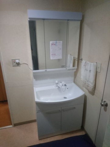 洗面化粧台交換工事　東京都江東区　GQM75KSCW-GQM75K3SMK - After