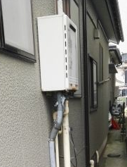 ガス給湯器交換工事　新潟県柏崎市 - Before