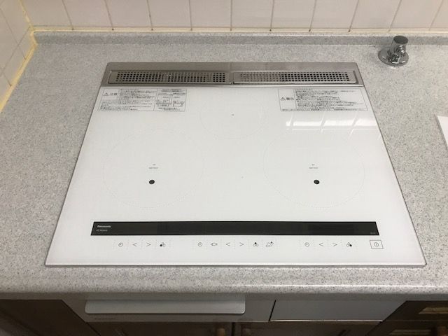 IHクッキングヒーター レンジフード交換工事　大阪府枚方市　KZ-XS36W - After