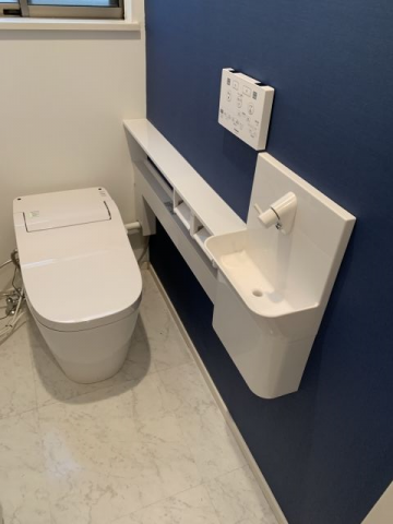 トイレ交換工事　神奈川県横浜市青葉区　XCH1401WS