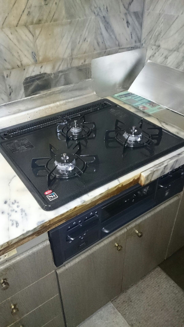 ガスコンロ1・ガス配管交換工事　東京都葛飾区　N3GN2RSQ1