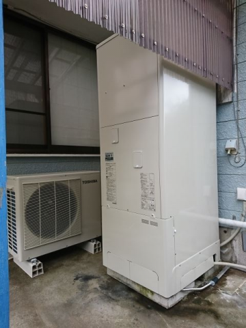 エコキュート交換工事　千葉県鴨川市　HWH-B376L-set - After