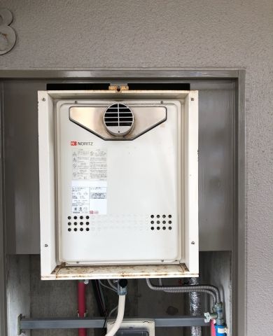 ガス給湯器交換工事　福岡県福岡市南区　RUF-A2405AT-L-B-set-13A - Before