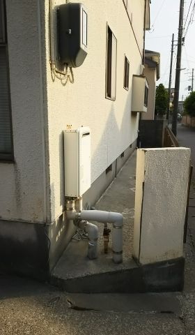 ガス給湯器交換工事　新潟県新潟市西区　GQ-2039WS-set-13A - After