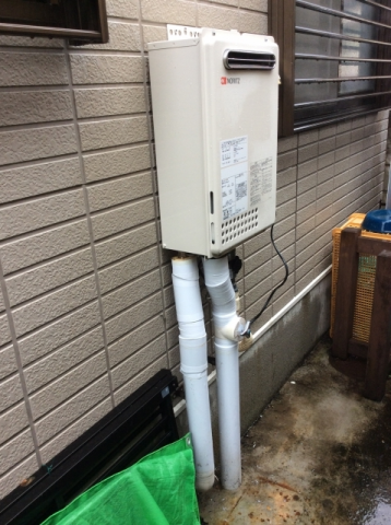 給湯器交換工事　大阪府池田市　GQ-2437WS-set - After