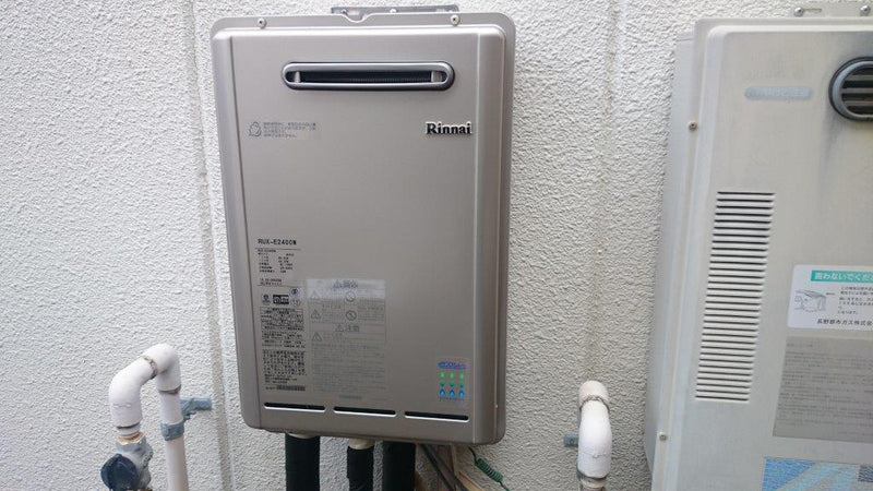 給湯器・電熱交換・ドレン排水延長工事　長野県長野市　RUX-E2400W-set - After