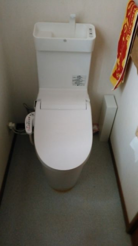 トイレ交換工事　静岡県富士宮市