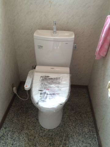 トイレ交換工事　岐阜県土岐市　CS230BM-SH231BA-W - After
