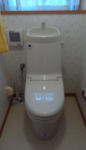 トイレ ガス給湯器交換工事　茨城県鹿嶋市　XCH3013WS - Before