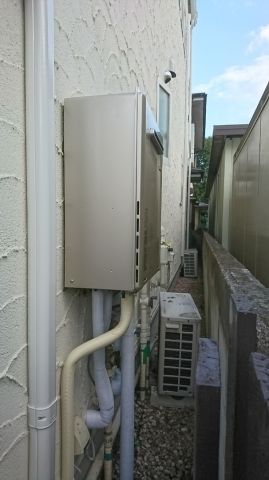 ガス給湯器 ビルトインガスコンロ交換工事　東京都羽村市　RUF-E2405SAW-A-set-13A - After