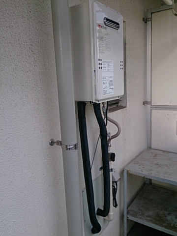 給湯器交換工事※1日工事　埼玉県所沢市　GQ-1639WS-set - After