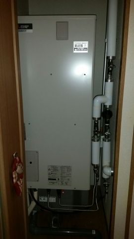 エコキュート交換工事　北海道札幌市厚別区 - After
