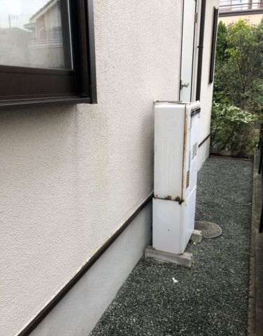 ガス給湯器 ビルトインガスコンロ交換工事　神奈川県横須賀市　RUFH-E2405SAW2-3-A-set-13A - Before