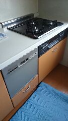 ガスコンロ・食洗機交換工事　千葉県千葉市美浜区　RKW-403A-SV - After