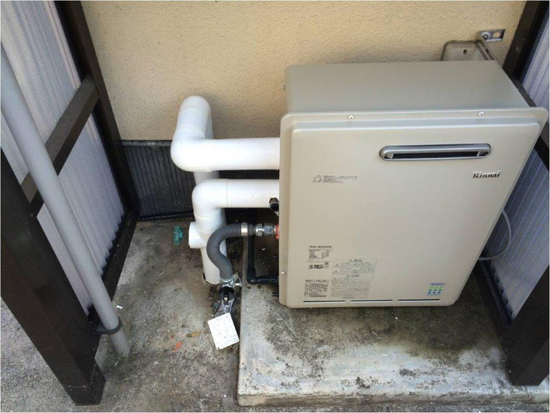 給湯器ガス配管交換工事　岡山県倉敷市　RUX-E2400G-set - After
