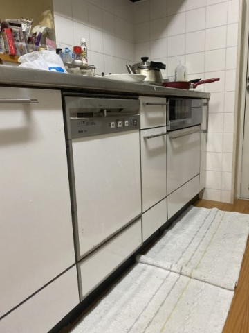 ビルトイン食洗機交換工事　兵庫県加古川市　NP-45MD8S - Before