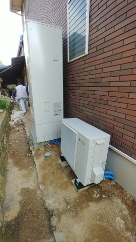 エコキュート交換工事　広島県尾道市　EQN46UFV-set - After
