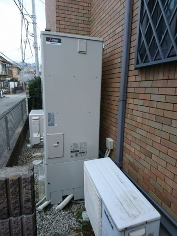 エコキュート 蛇口交換工事　千葉県鎌ケ谷市　SRT-S374UA-set - After