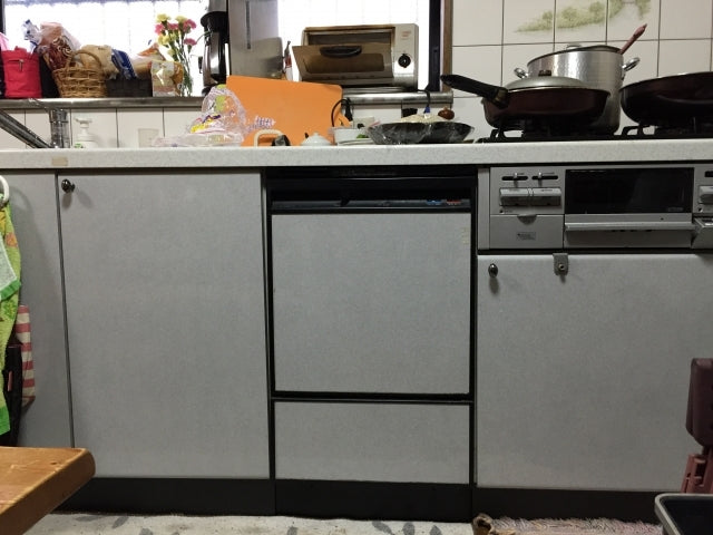 ビルトイン食洗器交換工事　東京都府中市　NP-45MC6T - Before