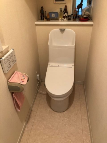 トイレ交換工事　神奈川県川崎市多摩区　CES9151-NW1