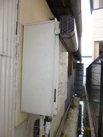 給湯器ガス配管交換工事　大阪府柏原市　RUF-A2400SAW-Aset13A - Before