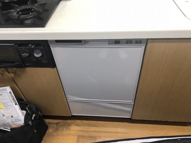 ビルトイン食洗機交換工事　兵庫県神戸市東灘区　RSW-F402C-SV - After