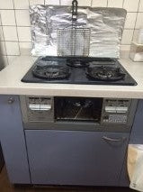 ガスコンロ交換工事　兵庫県尼崎市　N3GN2RSQ1 - Before